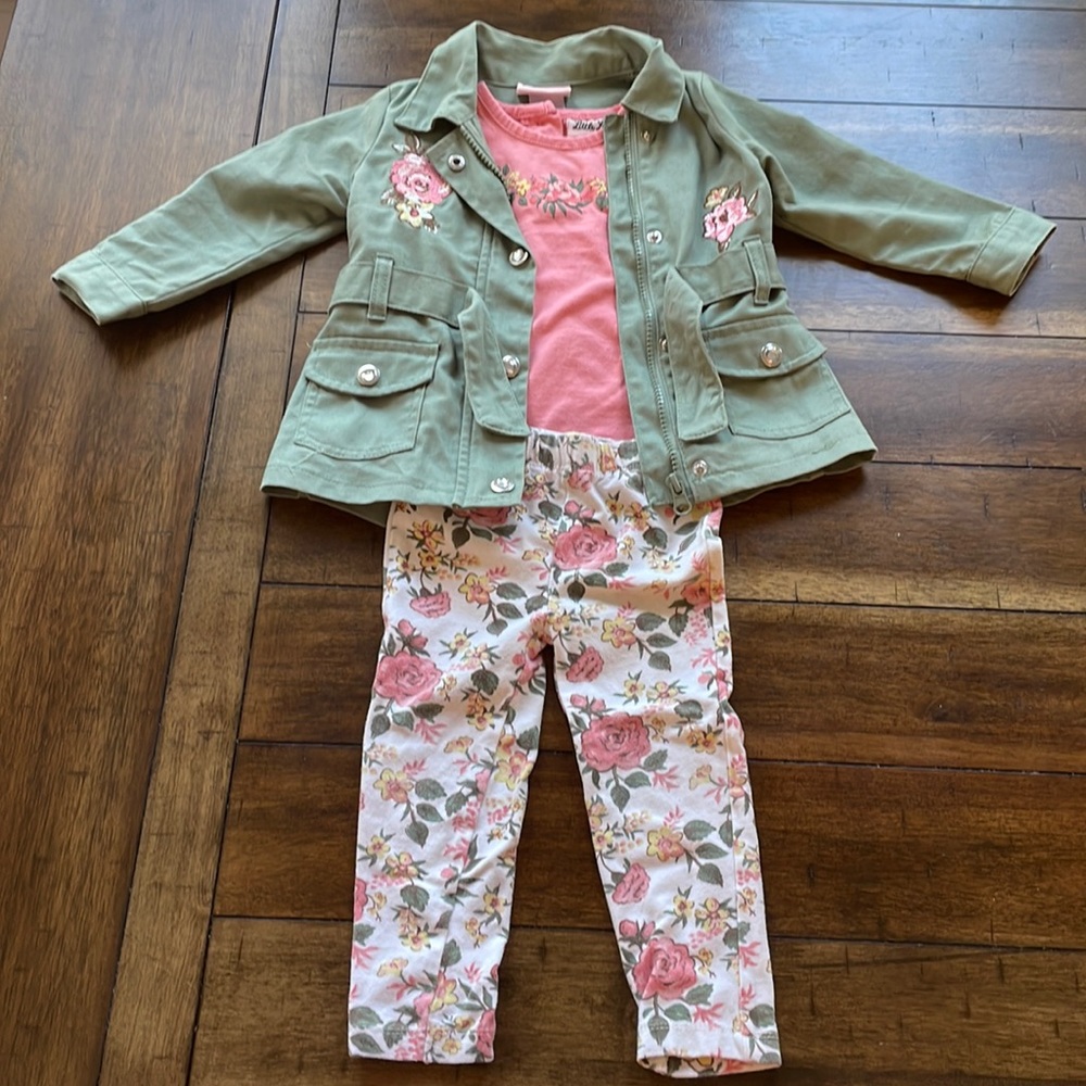 Adorable 3 piece set outfit, size 18 months